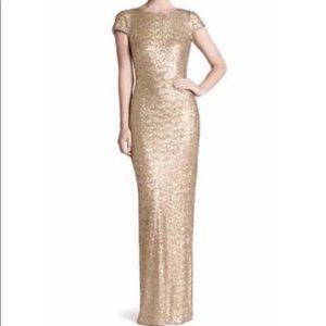Dress the Population Brushed Gold Teresa Gown